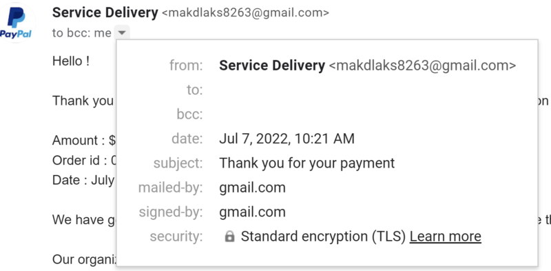 fake paypal email 1 part 2