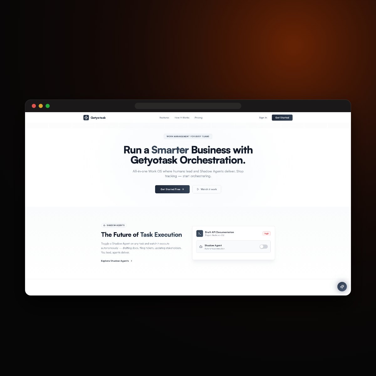 Kinetic Flow home screen